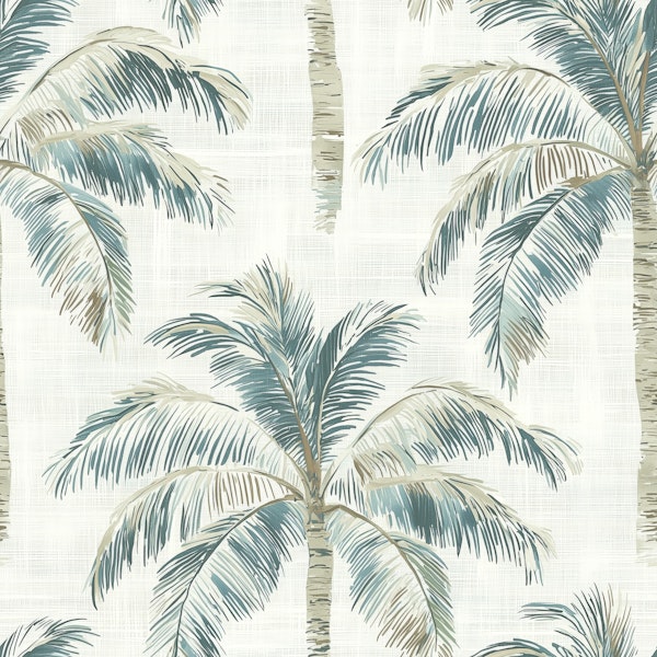 Beach House Palm Canopy Pattern