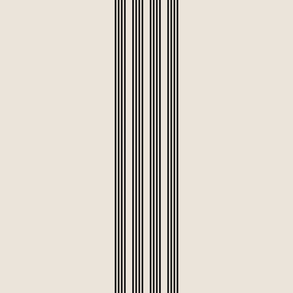 Nordic Minimal Black Stripe