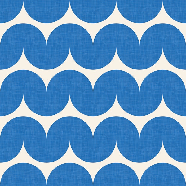 Bold Blue Geometric Waves WP