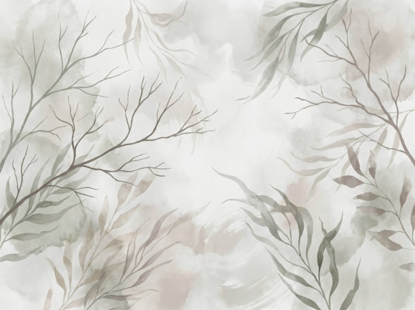 Misty Watercolor Branches