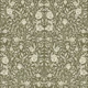 Olive Green Heirloom Floral Pattern