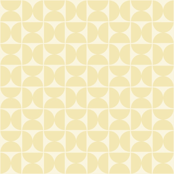 Semicircles - Soft Butter Yellow - Small