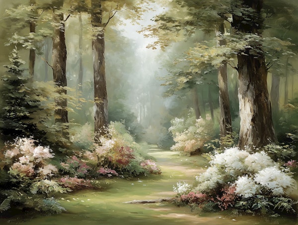 Serene Garden Forest Walk
