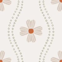 Scandi Boho Pattern Beige tapete