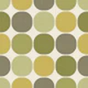 Retro Mod Squared Circles - olive green