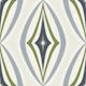 retro atomic diamonds - blue green