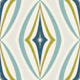 retro atomic diamonds - teal lime green