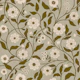 Wildflower Vine - Green and Beige