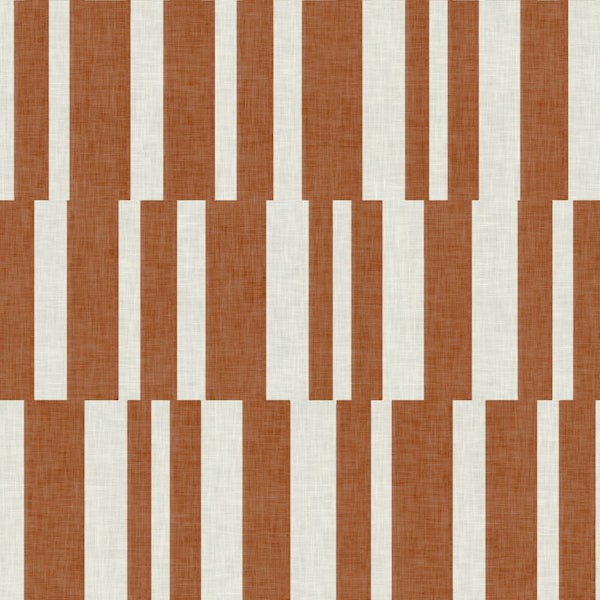 Modern Scandinavian Abstract - Burnt Orange