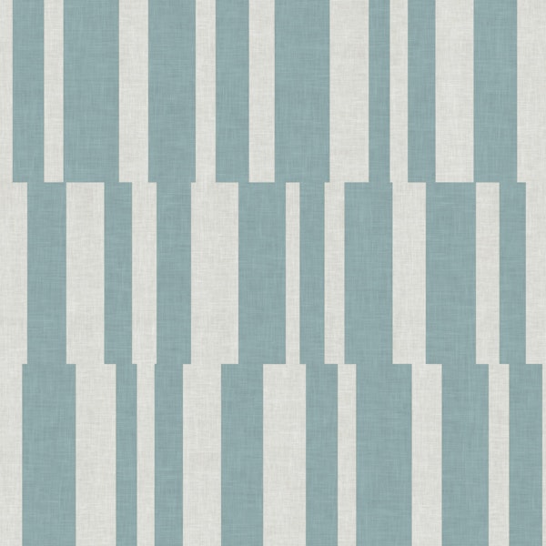 Modern Scandinavian Abstract - Mid Blue