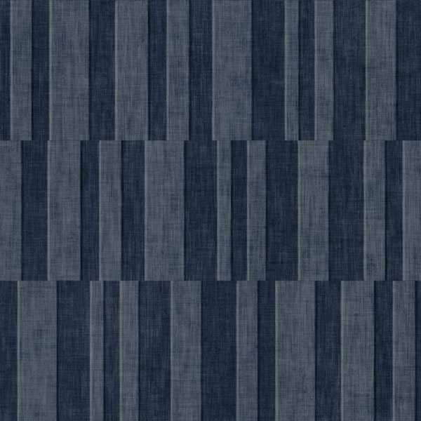 Modern Scandinavian Abstract - Blue Black