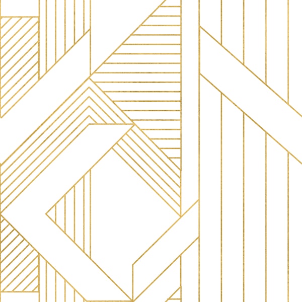Art Deco Gold Lines