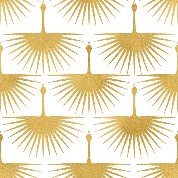 Art Deco Luxury Swans