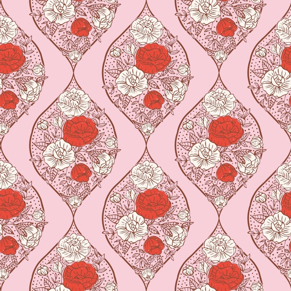 Vintage Roses - pink