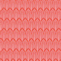 Boho arc - red wallpaper