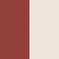 Terracotta and Cream vertical stripes Large papel pintado