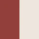 Terracotta and Cream vertical stripes