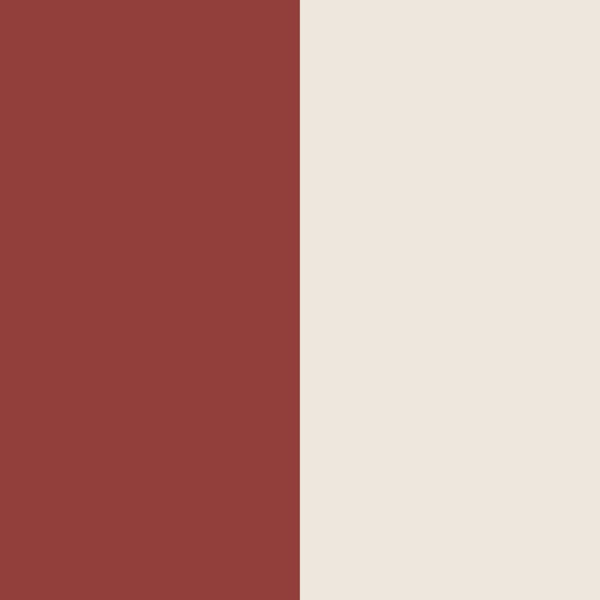 Terracotta and Cream vertical stripes Large