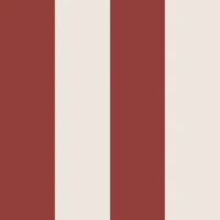 Terracotta and Cream vertical stripes XL papel pintado