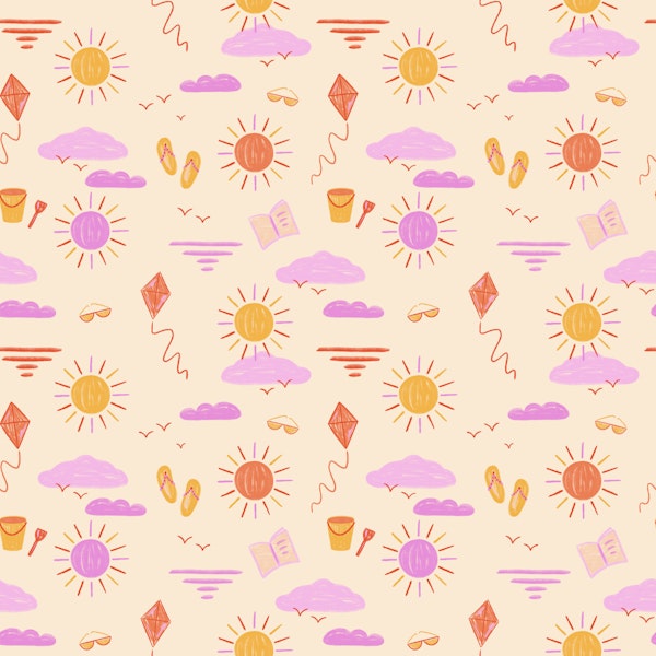 Summer Beach Sunset