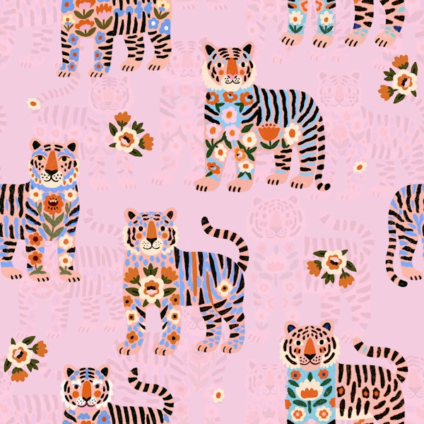 Boho Tiger Blooms 03