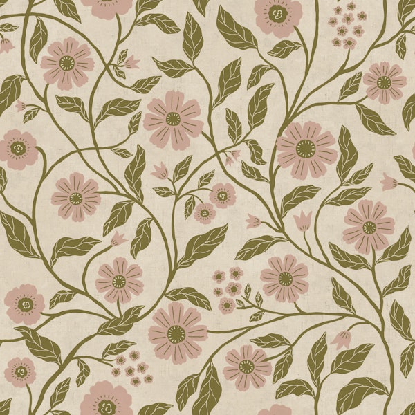 Soft Pink Daisy Garden