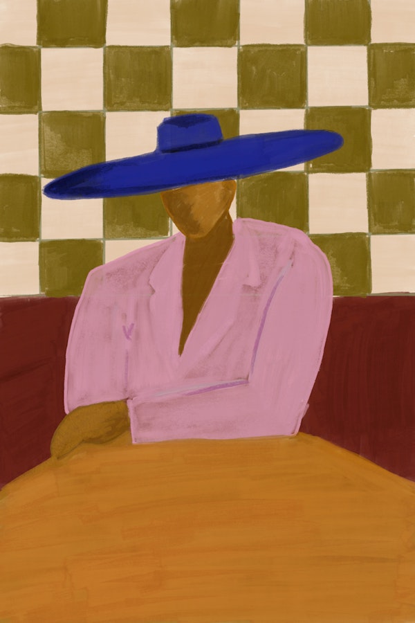 Bold Color Block Figure