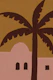 Boho Desert Palm Scene