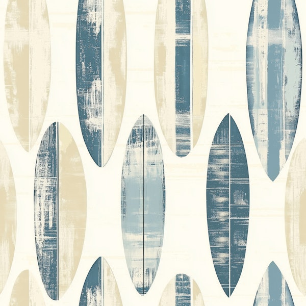 Beach House Surfboard Style Pattern