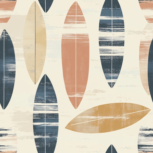 Coastal Surfboards Neutral Pattern