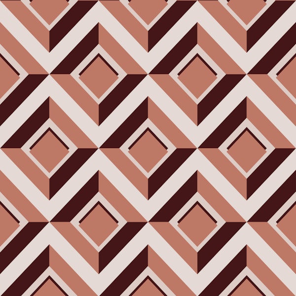Mid Century Chevron Tile