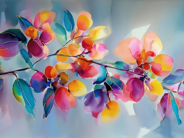 Color Splash Blossoms