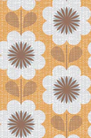 Sunset Blooms-large-mid century modern tapete