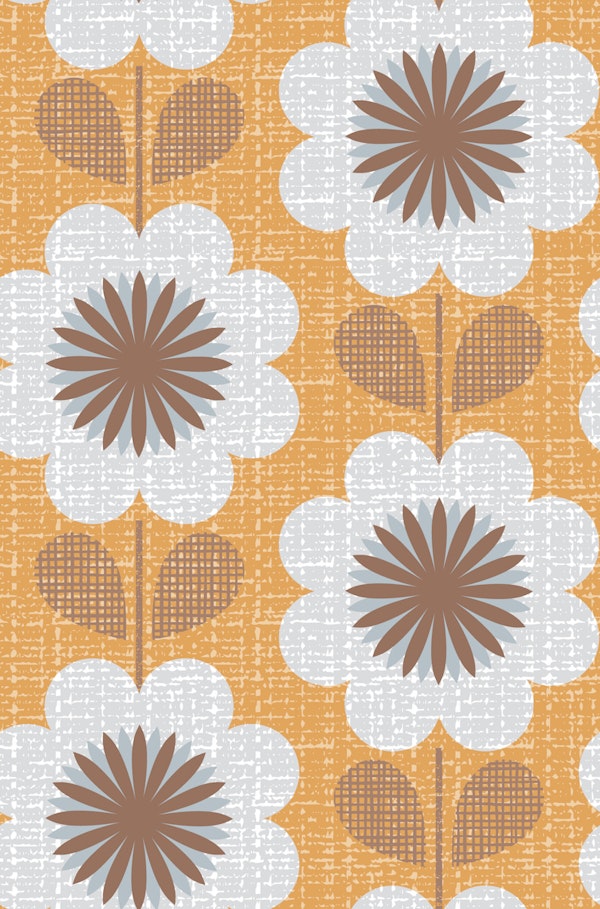 Sunset Blooms-large-mid century modern