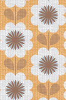 Sunset Blooms-medium-mid century modern tapete