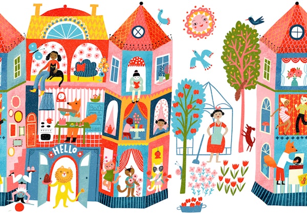 My colorful creative castle