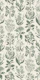 Birth month wildflower muted green on beige