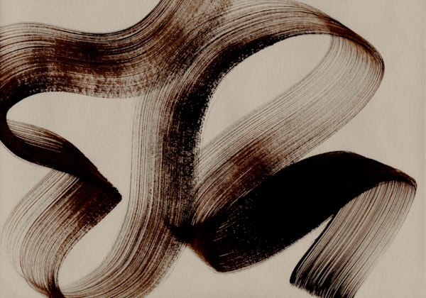 Warm Neutral Brush Waves