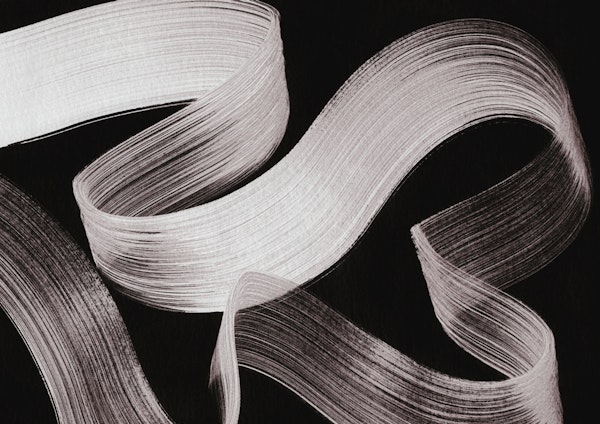 Monochrome Brushstroke Waves