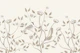 Chinoiserie birds and flowers - neutral beige