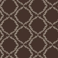 Brown Vine Trellis tapete