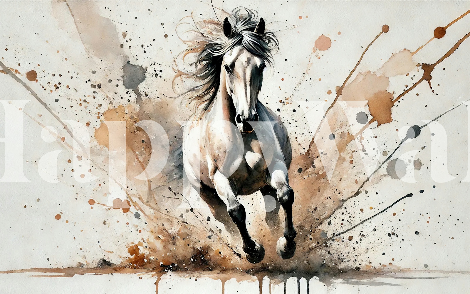 Galloping Horse Wallpaper | happywall.com