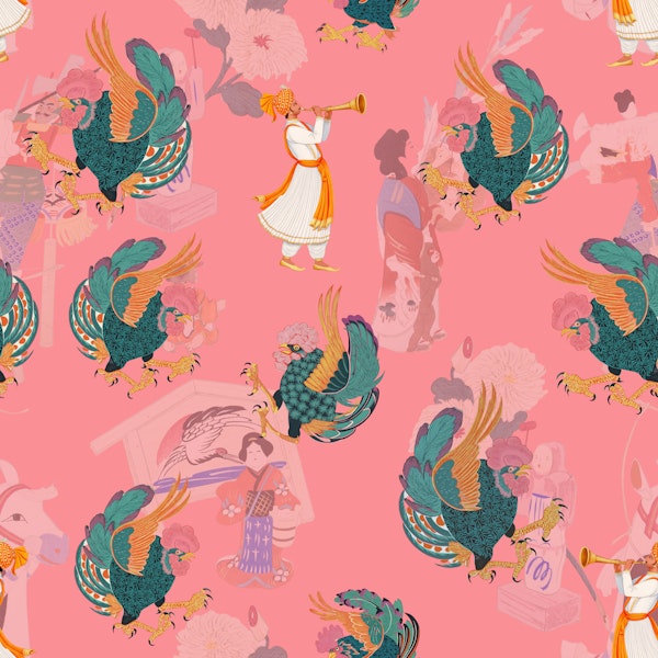 Pink Rooster Parade