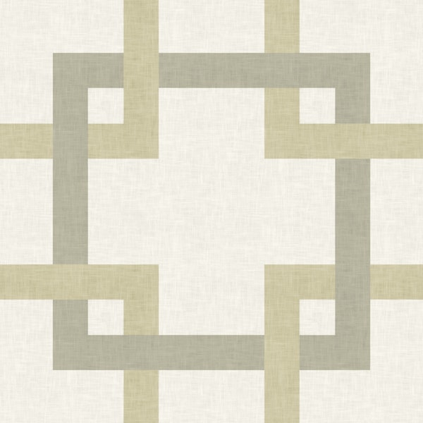Mid Century Geometric - Natural 2