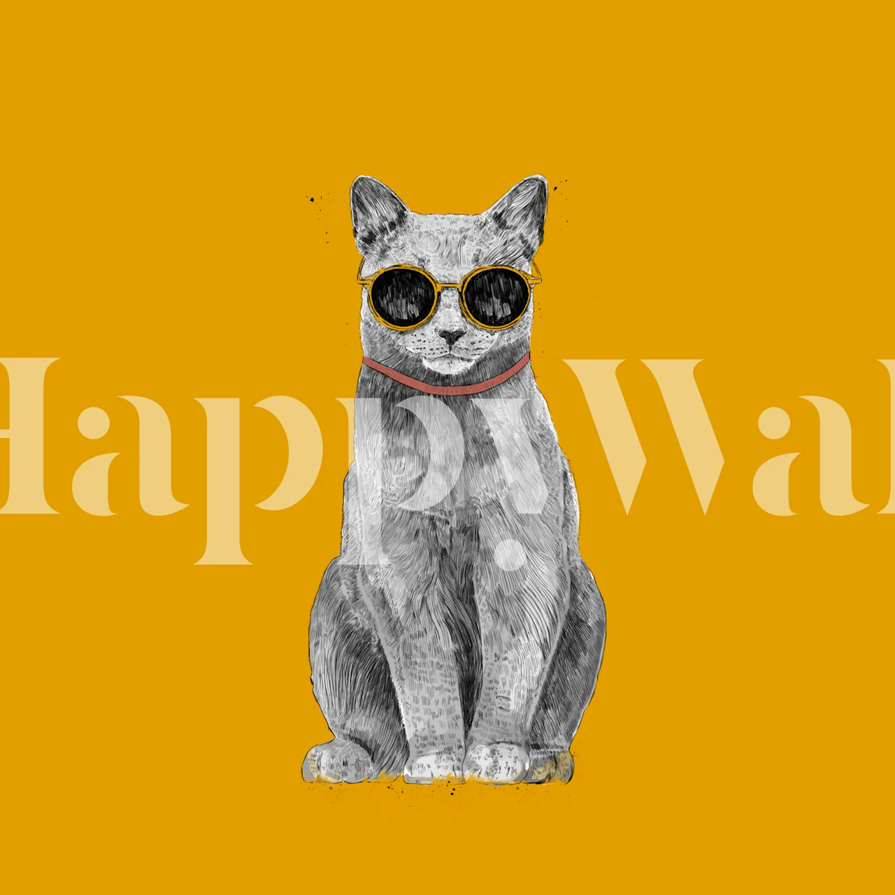 Summer Cat II papiers peint