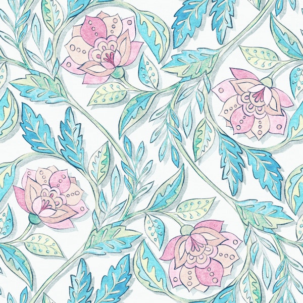 Floral Chintz in Candy Pastels Large