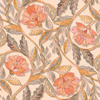 Autumn Boho Chintz Floral Large tapety