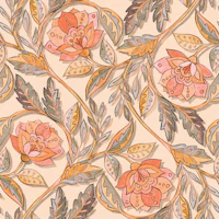 Autumn Boho Chintz Floral Small tapety