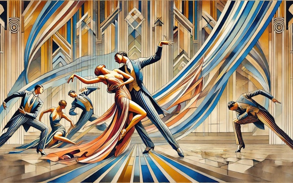 Art Deco Dance Scene