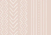 Soft Pink Boho Geometrics tapete
